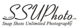 SSUPHOTO.COM EST. 2002 SNAP SHOTS UNLIMITED PHOTOGRAPHY LLC