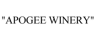 "APOGEE WINERY"