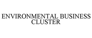 ENVIRONMENTAL BUSINESS CLUSTER