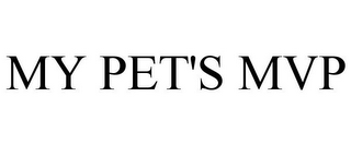 MY PET'S MVP