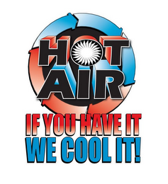 HOT AIR IF YOU HAVE IT WE COOL IT!