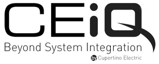 CEIQ BEYOND SYSTEM INTEGRATION BY CUPERTINO ELECTRIC