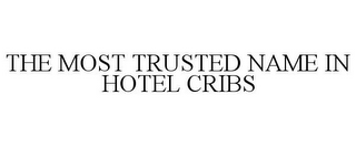 THE MOST TRUSTED NAME IN HOTEL CRIBS