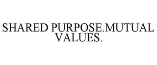 SHARED PURPOSE.MUTUAL VALUES.