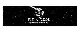 B.E.A.C.O.N. RELIABILITY WHEN YOU NEED IT MOST