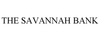 THE SAVANNAH BANK