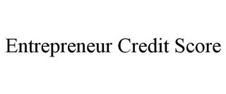 ENTREPRENEUR CREDIT SCORE