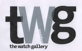 TWG MAGAZINE THE WATCH GALLERY