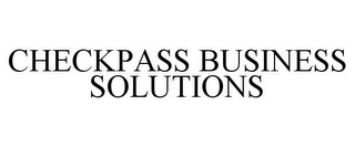 CHECKPASS BUSINESS SOLUTIONS