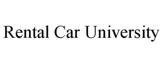 RENTAL CAR UNIVERSITY