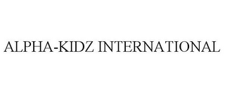 ALPHA-KIDZ INTERNATIONAL