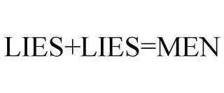 LIES+LIES=MEN