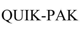 QUIK-PAK