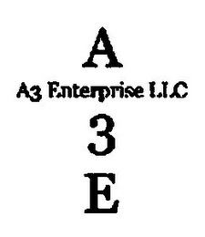 A3 ENTERPRISE LLC A 3 E