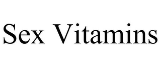 SEX VITAMINS