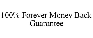 100% FOREVER MONEY BACK GUARANTEE