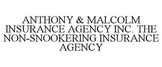 ANTHONY & MALCOLM INSURANCE AGENCY INC. THE NON-SNOOKERING INSURANCE AGENCY