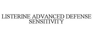 LISTERINE ADVANCED DEFENSE SENSITIVITY