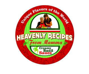 UNIQUE FLAVORS OF THE WORLD HEAVENLY RECIPES FROM MAMMA CREAMY BASIL SAUCE