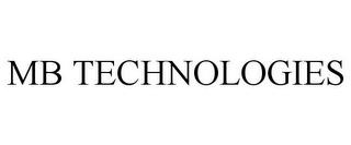 MB TECHNOLOGIES