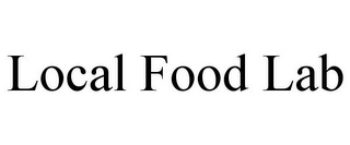 LOCAL FOOD LAB