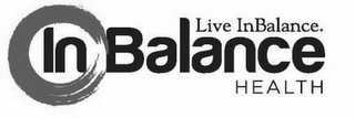 LIVE INBALANCE. IN BALANCE HEALTH