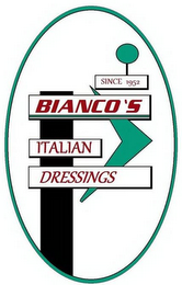 SINCE 1952 BIANCO'S ITALIAN DRESSINGS