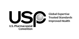 USP GLOBAL EXPERTISE TRUSTED STANDARDS IMPROVED HEALTH U.S. PHARMACOPEIAL CONVENTION