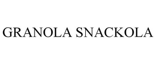 GRANOLA SNACKOLA