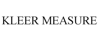 KLEER MEASURE