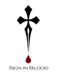 SIGN IN BLOOD