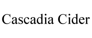 CASCADIA CIDER