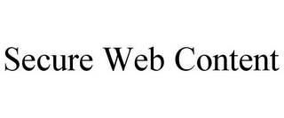 SECURE WEB CONTENT