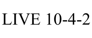 LIVE 10-4-2