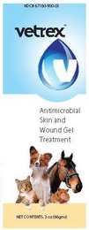 VETREX V ANTIMICROBIAL SKIN AND WOUND GEL TREATMENT