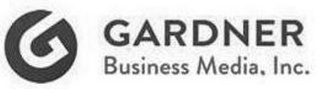 G GARDNER BUSINESS MEDIA, INC.