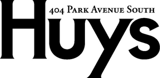 HUYS 404 PARK AVENUE SOUTH