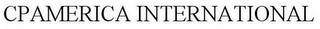 CPAMERICA INTERNATIONAL