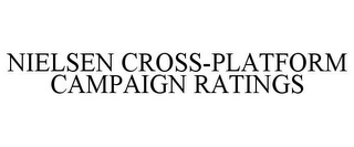 NIELSEN CROSS-PLATFORM CAMPAIGN RATINGS