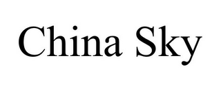 CHINA SKY