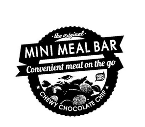 ·THE ORIGINAL· MINI MEAL BAR CONVENIENT MEAL ON THE GO NON GMO CHEWY CHOCOLATE CHIP