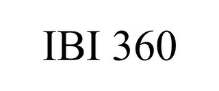 IBI 360