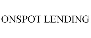 ONSPOT LENDING