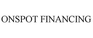 ONSPOT FINANCING