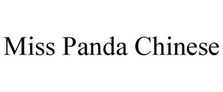 MISS PANDA CHINESE