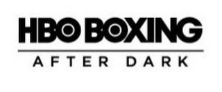 HBO BOXING AFTER DARK