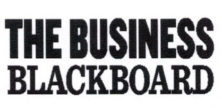 THE BUSINESS BLACKBOARD