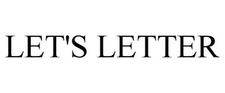 LET'S LETTER