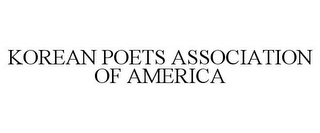 KOREAN POETS ASSOCIATION OF AMERICA