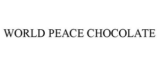 WORLD PEACE CHOCOLATE